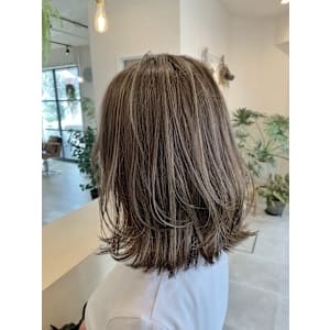 【VERBENA】ナチュラルグレージュハイライト