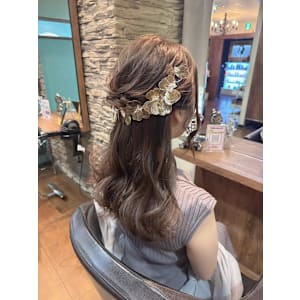 ハーフアップ♪♪