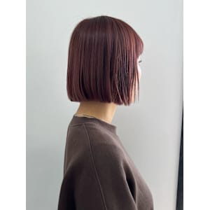 切りっぱなしボブ