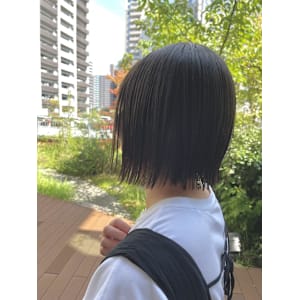 切りっぱなしボブ