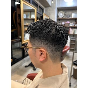 刈上げ×メンズパーマ