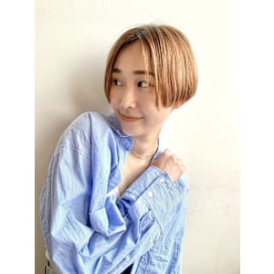 ハンサムショート/大人ショート/ハイライトカラー20代30代