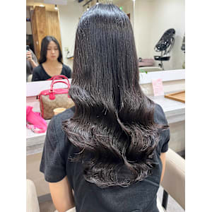 コテ巻き風パーマ