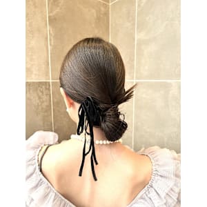 お呼ばれヘアセット