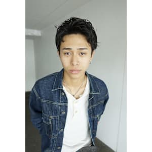 スパイキーショート／ピンパーマ／平塚美容室