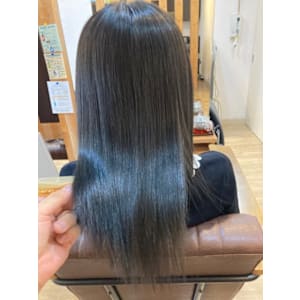 お客様髪質改善データ1451（カーキグレイ）