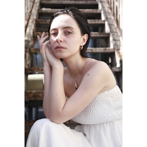 外国人風セミウェットオールバック