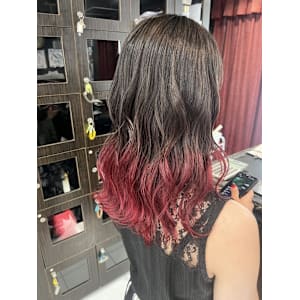 チェリーレッド/グラデーション/錦糸町北口