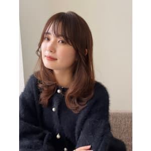 くびれヘア/小顔前髪/顔まわり/髪質改善/銀座