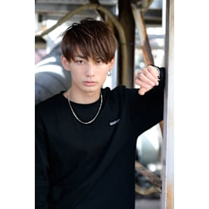 韓国ヘアツーブロック×マッシュショート