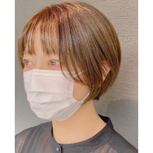 マットベージュショート