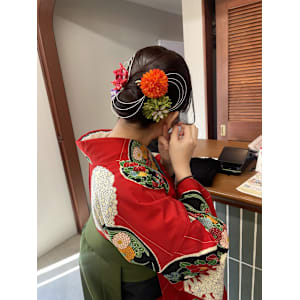 着付け　ヘアセット