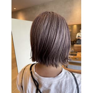 ラベンダー　くすみカラー