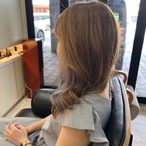 シルバー×ミルクティーベージュ