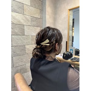 結婚式ヘアセット