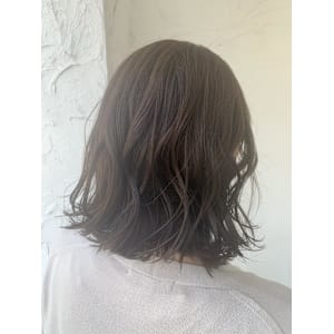 ベージュcolor×シフォンパーマ