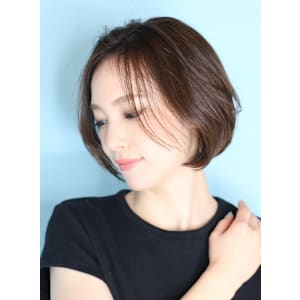40代50代小顔前髪イメチェンアンブレラカラーショート - INCEPTION  GINZA 銀座【インセプション】掲載中