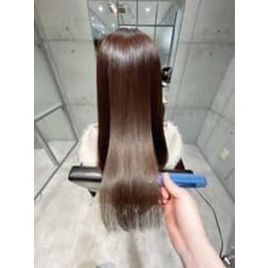 【ダメージレス】ティアラ縮毛矯正＋ブラウンカラー