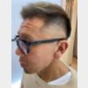 スキンフェード×フォワードスタイル