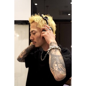 ブリーチブロンドスパイキーショート/keshiki 大名 