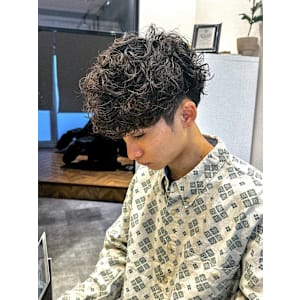 スペインカールメンズパーマ/keshiki 大名 