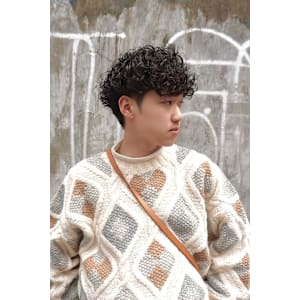 スペインカールメンズパーマ/keshiki 大名