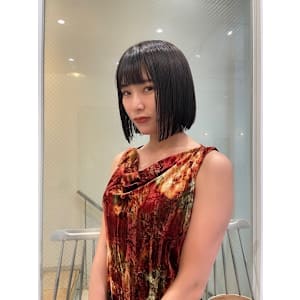 ダークグレー/ボブ/keshiki大名