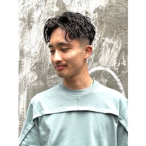 メンズセンターパートパーマ/KOTARO