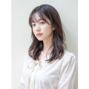 垢抜けシースルーナチュラルセミディ