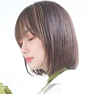 [Inity]内巻きボブ×グレージュ[髪質改善/江坂/ダメー