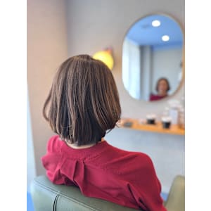 #ボブ　#ショートボブ　#ボルドーグレージュ