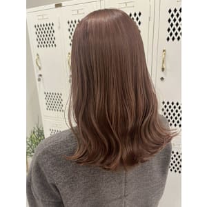 ナチュラルミディ艶感ピンクベージュ