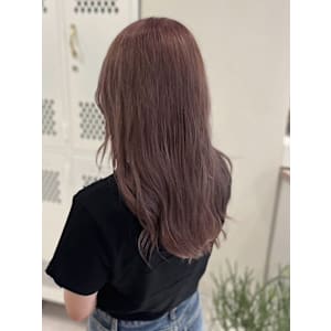 髪質改善カラー/ピンクラベンダー