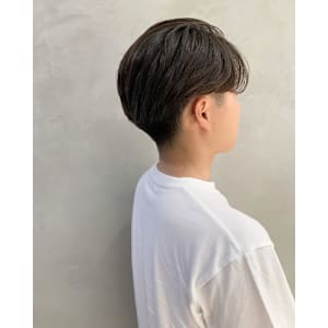 センターパート/ニュアンスパーマ/メンズパーマ