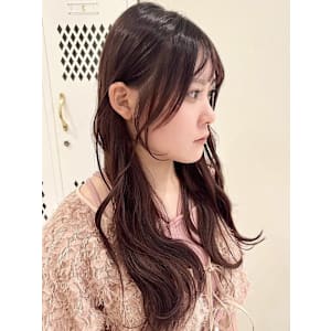 大人可愛いフェイスレイヤー垢抜けセミロング