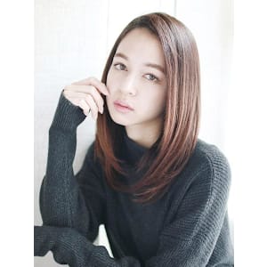 大人クールなナチュラルストレート