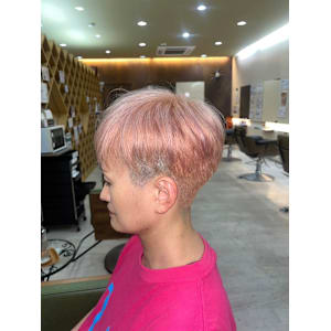 ペールピンク×ベリーショート - odd-jobs MIDORII【オッドジョブスミドリイ】掲載中