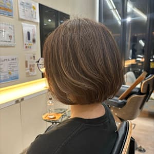 ハイライト×柔らかベージュ