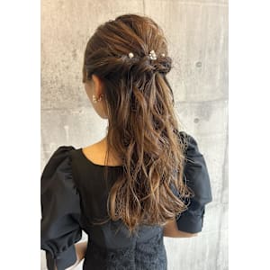 お呼ばれセット/ハーフアップ【ARCH Emi】