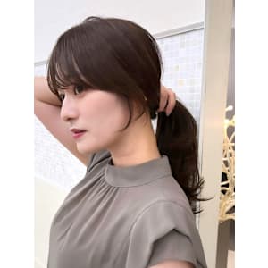 前髪/小顔効果/顔タイプ/顔まわり/レイヤーカット/銀座