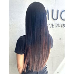 酸性ストレート　スーパーロング　縮毛矯正　サラサラストレート