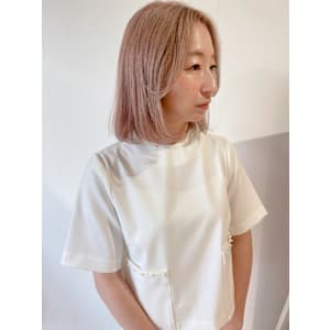 ハイトーンボブスタイル