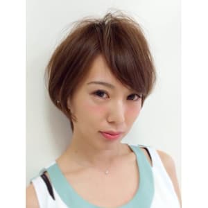 大人グラデーションボブ