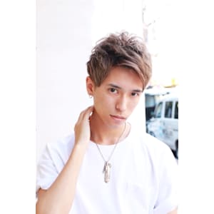 メンズスパで頭皮スッキリアップバングショート