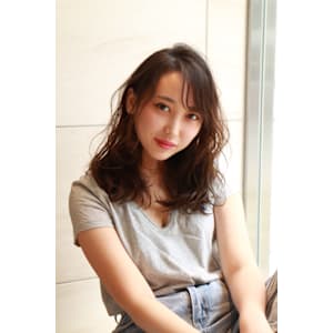 アニオンパーマウェットミディアムカールスタイル