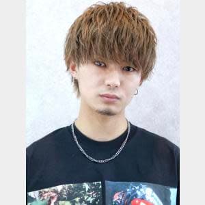 マッシュウルフ ブラウン 無造作 メンズカラー - KUROT 熊本【クロト クマモト】掲載中