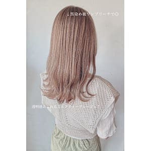 前髪/アンブレラカラー/こなれミディ/イメチェン/ウェーブ