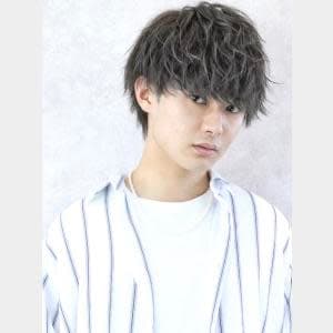 グレーマッシュウルフ 無造作パーマ メンズパーマ - KUROT 熊本【クロト クマモト】掲載中