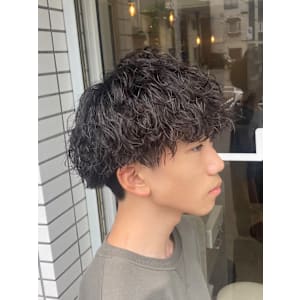 波巻きツイスパMIXパーマ