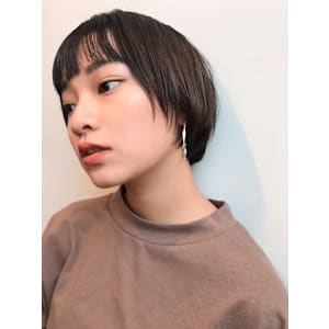 ボブ/ナチュラルブラウン/20代/30代/代官山/中目黒